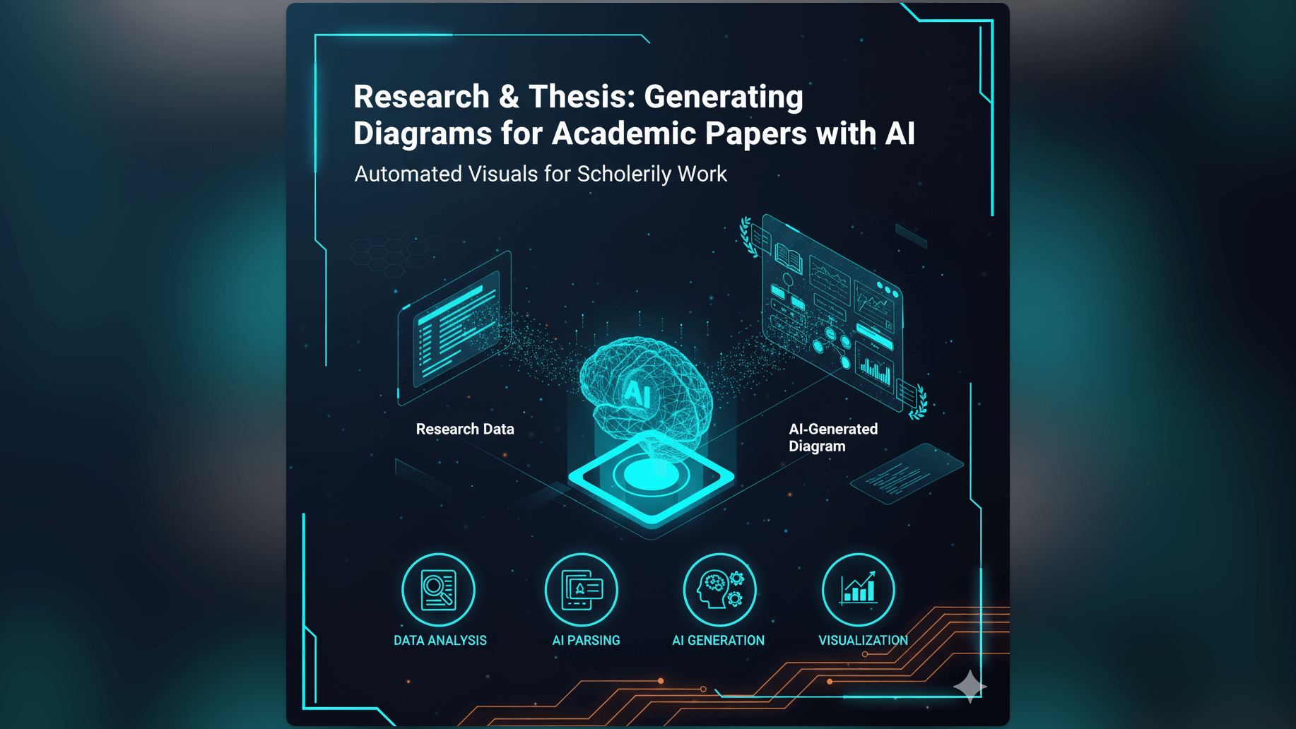 Research & Thesis: Generating Diagrams for Academic Papers with AI