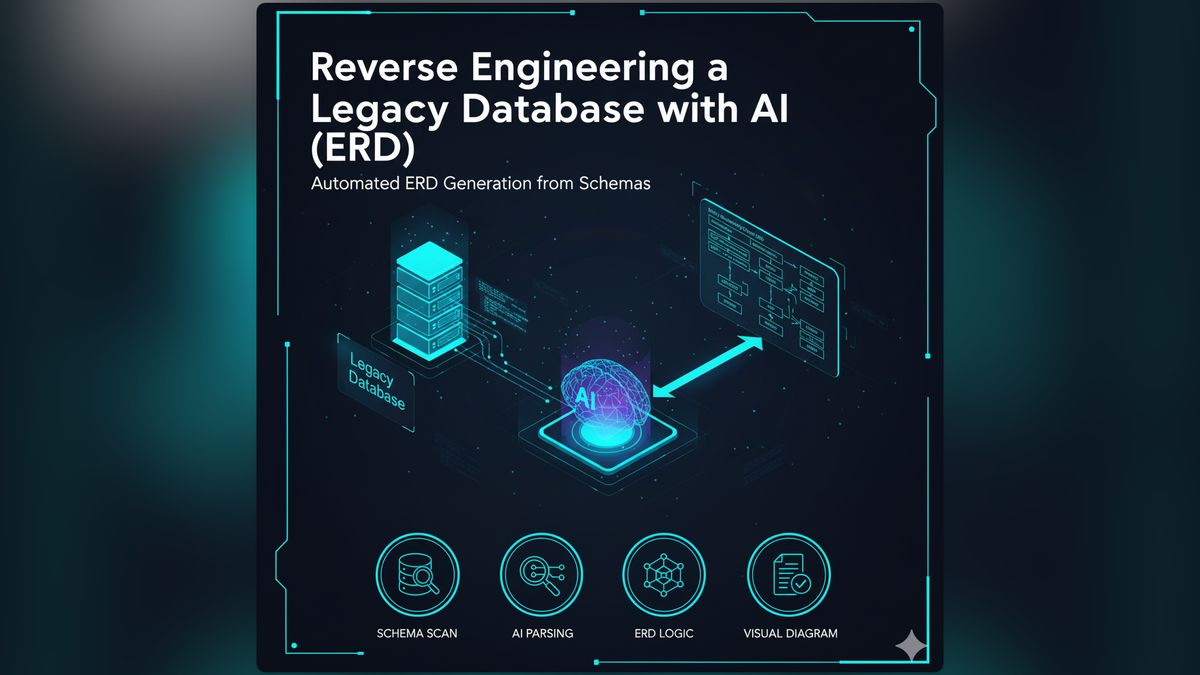 Scenario: Reverse Engineering a Legacy Database with AI (ERD) — AI ...