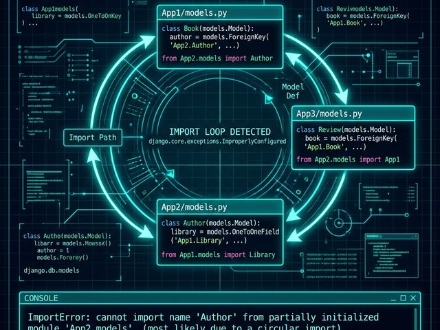 Scenario: Debugging a Circular Dependency in Django — AI Diagram Maker
