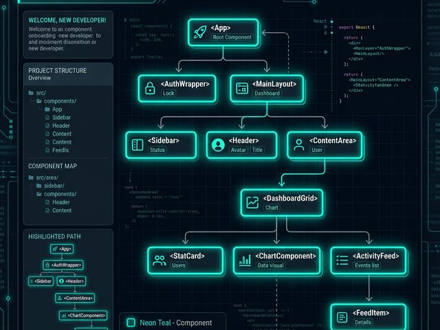 Scenario: Mapping a React App for a New Frontend Hire — AI Diagram Maker