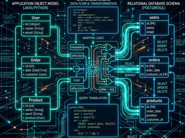 what is orm? a beginner’s guide to object-relational... What Is an ORM (Object-Relational Mapping)? — AI Diagram Maker