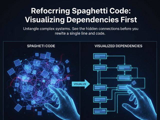 Refactoring Spaghetti Code: Visualizing Dependencies First