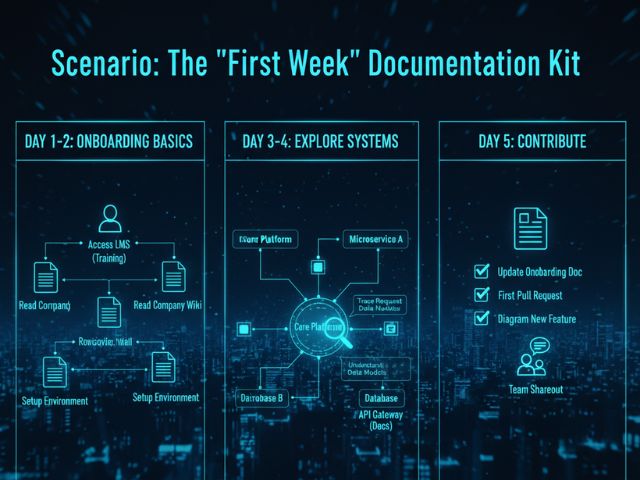 Scenario: The "First Week" Documentation Kit — AI Diagram Maker