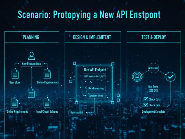 Scenario: Prototyping a New API Endpoint — AI Diagram Maker