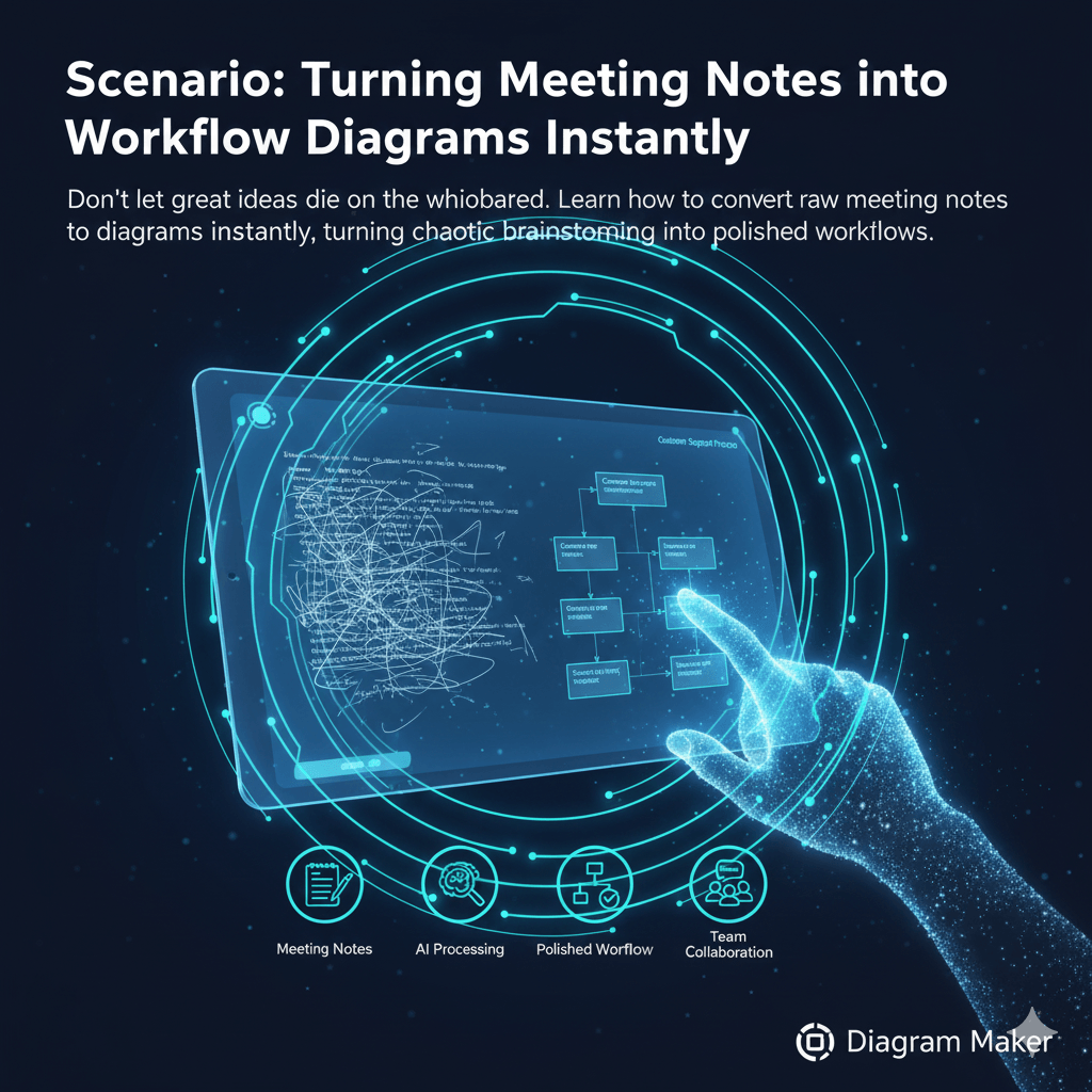 Turning Meeting Notes into Workflow Diagrams Instantly