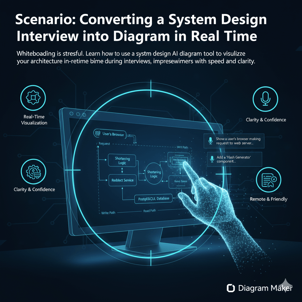Converting a System Design Interview into a Diagram in Real Time