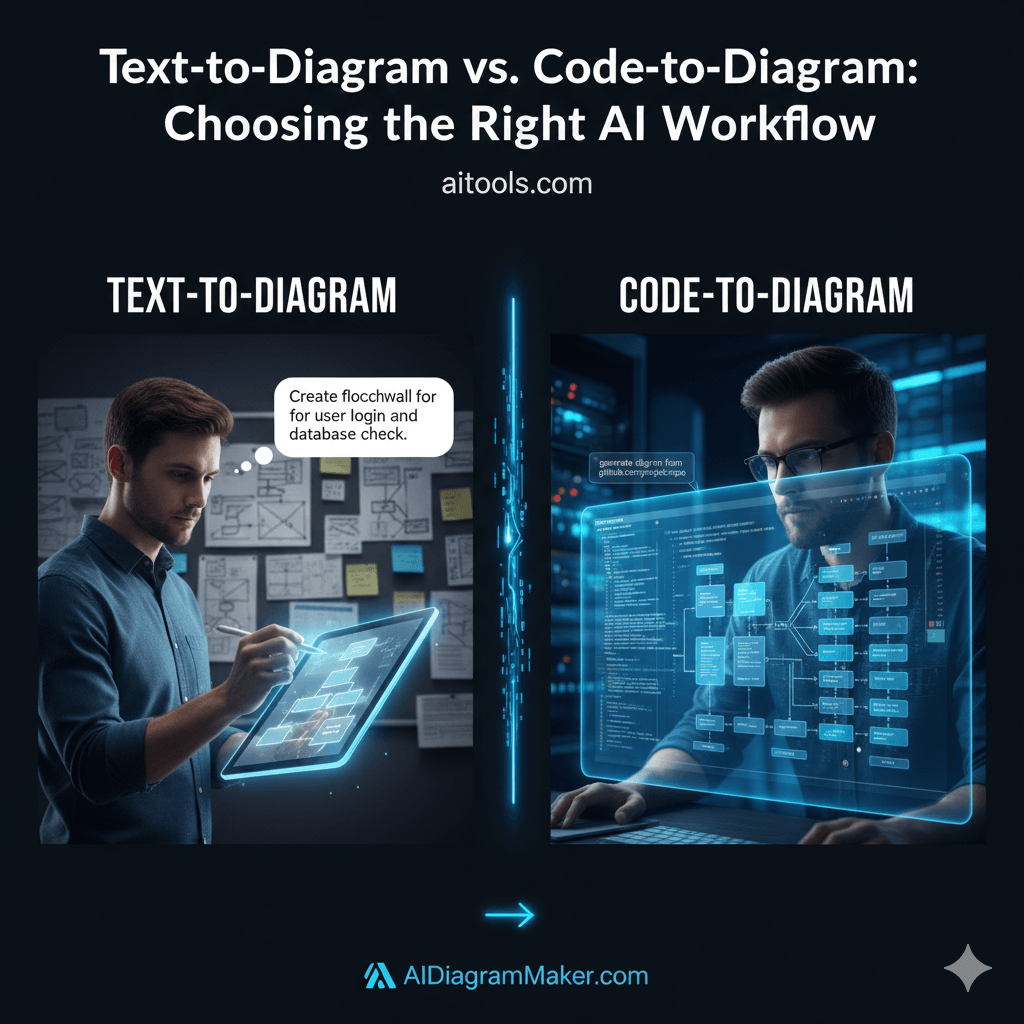 Text-to-Diagram vs. Code-to-Diagram: Which One Fits Your Workflow?